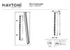 Миниатюра фото трековый магнитный светильник maytoni points tr082-1-6w4k-m-w | 220svet.ru